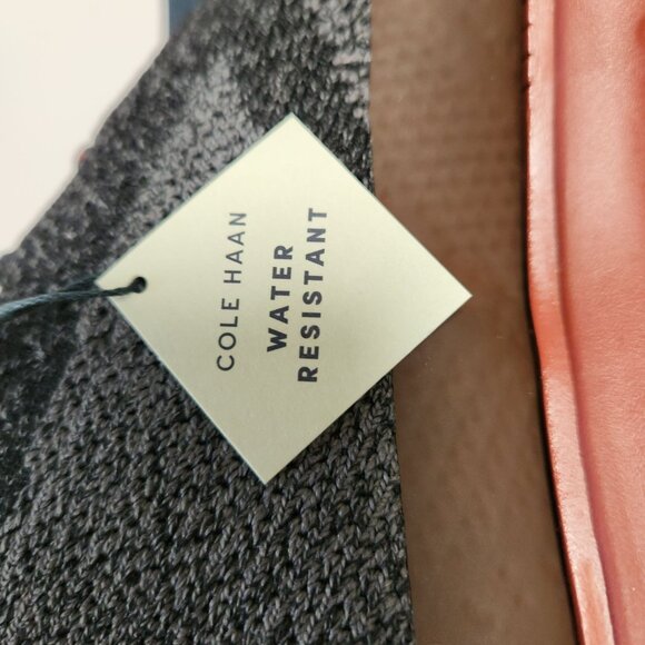 NWB Cole Haan Zerogrand Stitchlite Knit Chukkas Mens 8.5M Black/Gray Red Sole - Picture 3 of 16